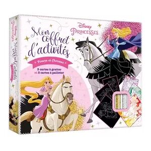 DISNEY PRINCESSES - Mon Coffret d'activités - Poneys et Chevaux: 3 cartes à gratter et 3 cartes à pailletés - Publicité DISNEY PRINCESSES - Mon Coffret d'activités - Poneys et Chevaux: 3 cartes à gratter et 3 cartes à pailletés - Publicité