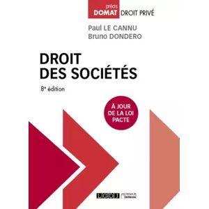 8 Droit des sociétés (2019) - Paul Le Cannu, Bruno Dondero - Publicité 8 Droit des sociétés (2019) - Paul Le Cannu, Bruno Dondero - Publicité