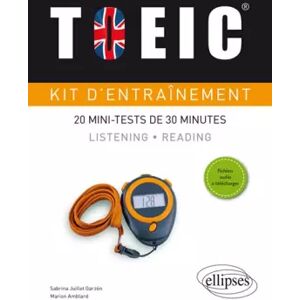Illustrated Kit d'entraînement TOEIC: 20 mini-tests de 30 minutes Listening et Reading avec fichiers audio - Sabrina Juillet Garzon, Marion Amblard - Publicité Illustrated Kit d'entraînement TOEIC: 20 mini-tests de 30 minutes Listening et Reading avec fichiers audio - Sabrina Juillet Garzon, Marion Amblard - Publicité