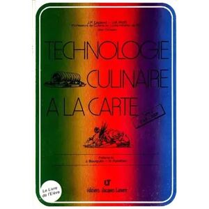 Nouvelle Technologie culinaire à la carte, tome 2-2 : 1ère année CAP, BEP, Bac pro (Manuel) - Jean-Marc Wolff, Jean-Pierre Lebland - Publicité Nouvelle Technologie culinaire à la carte, tome 2-2 : 1ère année CAP, BEP, Bac pro (Manuel) - Jean-Marc Wolff, Jean-Pierre Lebland - Publicité