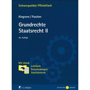 neu bearbeitete Auflage 2020 Grundrechte. Staatsrecht II: Mit ebook: Lehrbuch, Entscheidungen, Gesetzestexte (Schwerpunkte Pflichtfach) - Thorsten Kingreen, Ralf Poscher - Publicité neu bearbeitete Auflage 2020 Grundrechte. Staatsrecht II: Mit ebook: Lehrbuch, Entscheidungen, Gesetzestexte (Schwerpunkte Pflichtfach) - Thorsten Kingreen, Ralf Poscher - Publicité