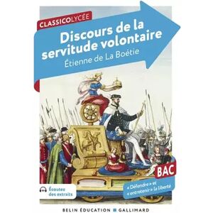 Illustrated Discours de la servitude volontaire (Bac 2026) - Étienne de La Boétie - Publicité Illustrated Discours de la servitude volontaire (Bac 2026) - Étienne de La Boétie - Publicité