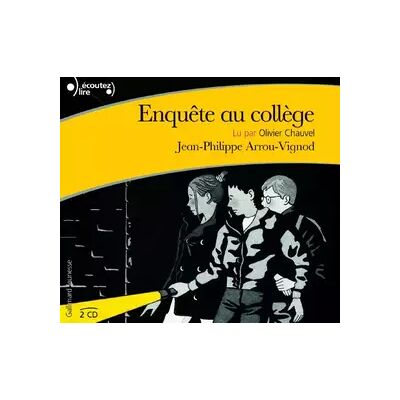 GALLIMARD JEUNE ENQUETE AU COLLEGE CD - Publicité GALLIMARD JEUNE ENQUETE AU COLLEGE CD - Publicité
