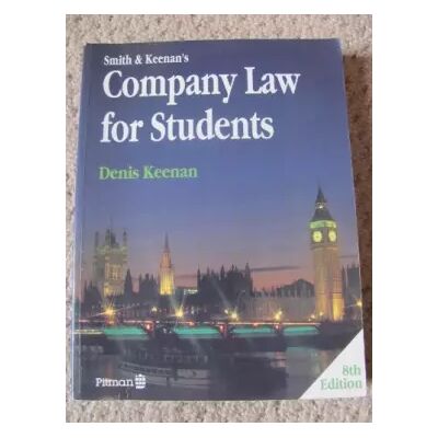 8 Smith and Keenan's Company Law for Students - Denis Keenan, Kenneth Smith - Publicité 8 Smith and Keenan's Company Law for Students - Denis Keenan, Kenneth Smith - Publicité