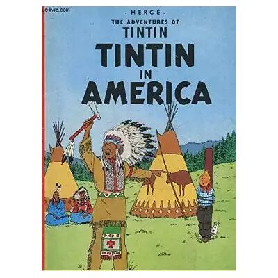New Tintin in America - Herge, Michael Turner, L.L-. Cooper - Publicité New Tintin in America - Herge, Michael Turner, L.L-. Cooper - Publicité