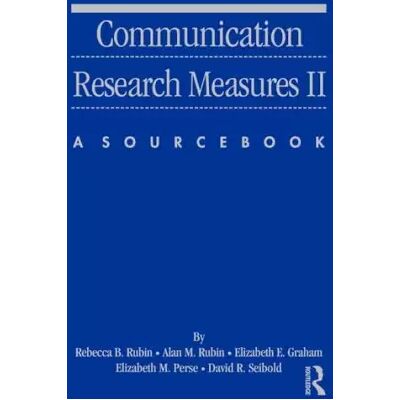 1 Communication Research Measures II (Routledge Communication Series) - Rebecca B. B. Rubin, Alan M Rubin, Elizabeth M. Perse, Elizabeth E. Graham, David Seibold - Publicité 1 Communication Research Measures II (Routledge Communication Series) - Rebecca B. B. Rubin, Alan M Rubin, Elizabeth M. Perse, Elizabeth E. Graham, David Seibold - Publicité