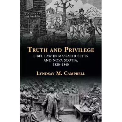 New Truth and Privilege (Studies in Legal History) - Lyndsay Campbell - Publicité New Truth and Privilege (Studies in Legal History) - Lyndsay Campbell - Publicité