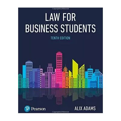 10th New edition Adams Law For Business Students - Alix Adams - Publicité 10th New edition Adams Law For Business Students - Alix Adams - Publicité