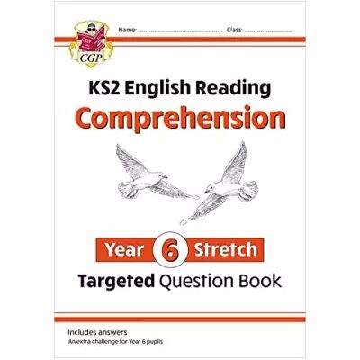 KS2 English Year 6 Stretch Reading Comprehension Targeted Question Book (+ Ans) - CGP Books, CGP Books - Publicité KS2 English Year 6 Stretch Reading Comprehension Targeted Question Book (+ Ans) - CGP Books, CGP Books - Publicité