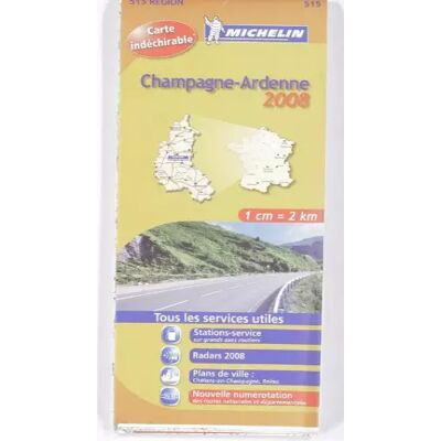 CHAMPAGNE ARDENNES 17515 CARTE MICHELIN KAART - Publicité CHAMPAGNE ARDENNES 17515 CARTE MICHELIN KAART - Publicité