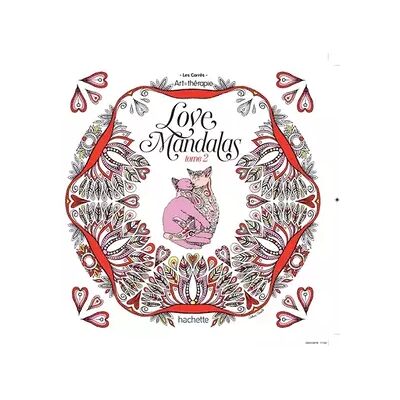 Illustrated Grand Carré art-thérapie Love Mandalas - Publicité Illustrated Grand Carré art-thérapie Love Mandalas - Publicité