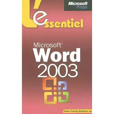 Nouvelle Microsoft Word 2003 - L'Essentiel - livre de référence - français - Collectif - Publicité Nouvelle Microsoft Word 2003 - L'Essentiel - livre de référence - français - Collectif - Publicité
