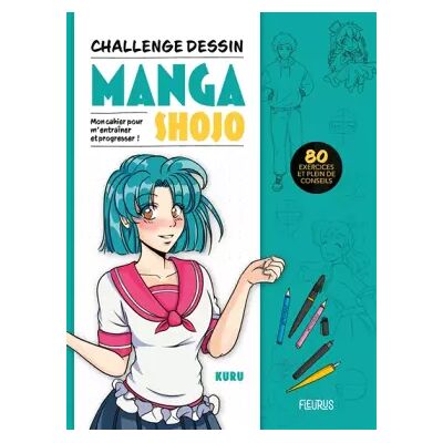 Illustrated Challenge dessin - Manga Shojo - Kuru - Publicité Illustrated Challenge dessin - Manga Shojo - Kuru - Publicité