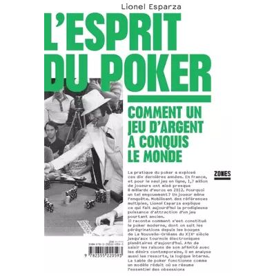 L'esprit du poker - Lionel ESPARZA - Publicité L'esprit du poker - Lionel ESPARZA - Publicité