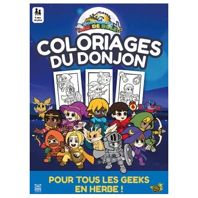Illustrated Les Coloriages du Donjon, Mon Premier jeu de rôle - Kristin Devine, Tim Devine - Publicité Illustrated Les Coloriages du Donjon, Mon Premier jeu de rôle - Kristin Devine, Tim Devine - Publicité