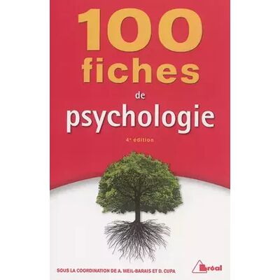BREAL 100 fiches de psychologie - Annick Weil-Barais - Publicité BREAL 100 fiches de psychologie - Annick Weil-Barais - Publicité