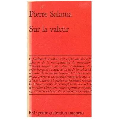Sur la valeur : éléments pour une critique - J. Valier - Publicité Sur la valeur : éléments pour une critique - J. Valier - Publicité