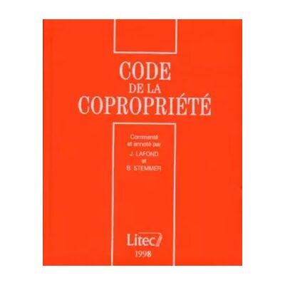 Code de la copropriete 1998 5e ed. (ancienne édition) - Collectif, Jacques Lafond, Bernard Stemmer - Publicité Code de la copropriete 1998 5e ed. (ancienne édition) - Collectif, Jacques Lafond, Bernard Stemmer - Publicité
