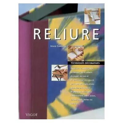 Reliure - Josep Cambras - Publicité Reliure - Josep Cambras - Publicité