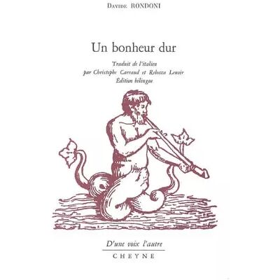 Un bonheur dur: Edition bilingue français-italien - Davide Rondoni, Jean-Pierre Lemaire, Christophe Carraud, Rebecca Lenoir - Publicité Un bonheur dur: Edition bilingue français-italien - Davide Rondoni, Jean-Pierre Lemaire, Christophe Carraud, Rebecca Lenoir - Publicité