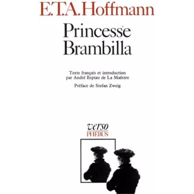 Verso Princesse Brambilla - Ernst Theodor Amadeus Hoffmann, Stefan Zweig, Stefan Zweig - Publicité Verso Princesse Brambilla - Ernst Theodor Amadeus Hoffmann, Stefan Zweig, Stefan Zweig - Publicité
