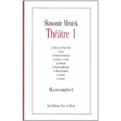 Théâtre : Volume 1 - Slawomir Mrozek - Publicité Théâtre : Volume 1 - Slawomir Mrozek - Publicité
