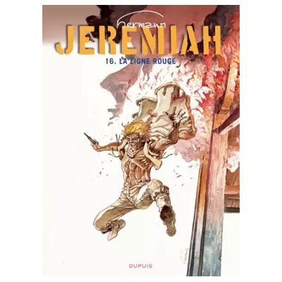 Dupuis Jeremiah, tome 16 : La Ligne rouge - Hermann - Publicité Dupuis Jeremiah, tome 16 : La Ligne rouge - Hermann - Publicité