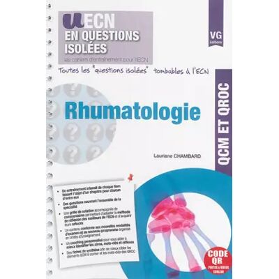 Rhumatologie : QCM et QROC - Lauriane Chambard - Publicité Rhumatologie : QCM et QROC - Lauriane Chambard - Publicité