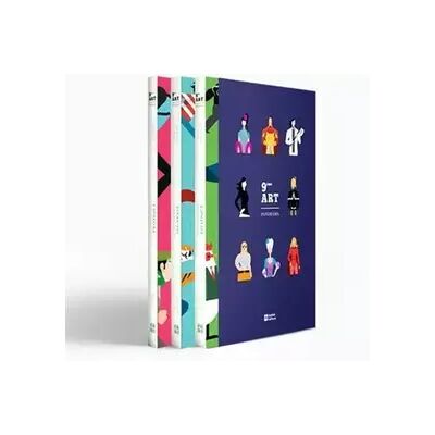 Illustrated Coffret 9eme ART Panorama (3 livres) - Thomas Mourier, Sonia Déchamps, Vincent Brunner, Rémi Inghilterra - Publicité Illustrated Coffret 9eme ART Panorama (3 livres) - Thomas Mourier, Sonia Déchamps, Vincent Brunner, Rémi Inghilterra - Publicité