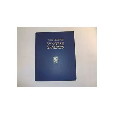 New Synopse Der Drei Ersten Evangelien: Mit Beigabe Der Johanneischen Parallelstellen. Synopsis of the First Three Gospels With the Addition of - Albert Huck, Heinrich Greeven - Publicité New Synopse Der Drei Ersten Evangelien: Mit Beigabe Der Johanneischen Parallelstellen. Synopsis of the First Three Gospels With the Addition of - Albert Huck, Heinrich Greeven - Publicité