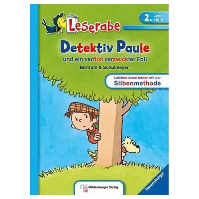 New Leserabe – Detektiv Paule und ein verflixt verzwickter Fall: Band 29, Lesestufe 2 - Bertram & Schulmeyer - Publicité New Leserabe – Detektiv Paule und ein verflixt verzwickter Fall: Band 29, Lesestufe 2 - Bertram & Schulmeyer - Publicité