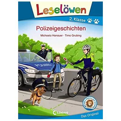 Leselöwen 2. Klasse - Polizeigeschichten: Erstlesebuch für Kinder ab 7 Jahre - Michaela Hanauer - Publicité Leselöwen 2. Klasse - Polizeigeschichten: Erstlesebuch für Kinder ab 7 Jahre - Michaela Hanauer - Publicité