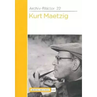 New Kurt Maetzig (Archiv-Blätter) - Publicité New Kurt Maetzig (Archiv-Blätter) - Publicité