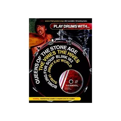 Play Drums With. Queens Of The Stone Age, The Vines, The Hives, Bowling For Soup, Blink 182, Sum 41 And Jimmy Eat World - Sheet Music, CD - Publicité Play Drums With. Queens Of The Stone Age, The Vines, The Hives, Bowling For Soup, Blink 182, Sum 41 And Jimmy Eat World - Sheet Music, CD - Publicité