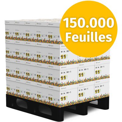 Infowerk Papier pour imprimante Papier à copier 150000 feuilles 60 x 2500 A4 Premium extra-blanc CIE 160 Certifié PEFC - Publicité Infowerk Papier pour imprimante Papier à copier 150000 feuilles 60 x 2500 A4 Premium extra-blanc CIE 160 Certifié PEFC - Publicité