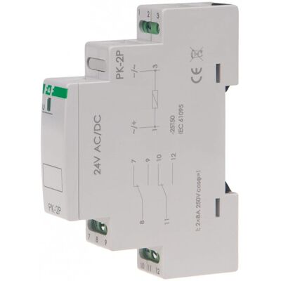Relais électromagnétique F&F Filipowski 24V AC/DC PK-2P-24V - Publicité Relais électromagnétique F&F Filipowski 24V AC/DC PK-2P-24V - Publicité