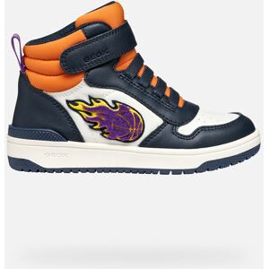 GEOX Washiba Garçon Blanc/bleu Marine 37 - Publicité GEOX Washiba Garçon Blanc/bleu Marine 37 - Publicité