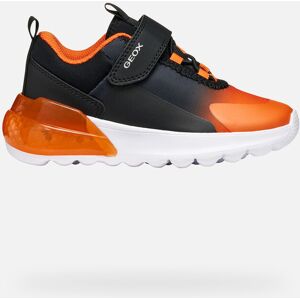 GEOX Activart Illuminus Garçon Noir/orange 26 - Publicité GEOX Activart Illuminus Garçon Noir/orange 26 - Publicité