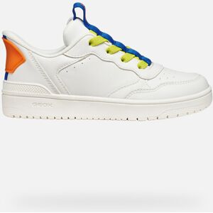 GEOX Washiba Fast In Garçon Blanc/bleu Roi 31 - Publicité GEOX Washiba Fast In Garçon Blanc/bleu Roi 31 - Publicité