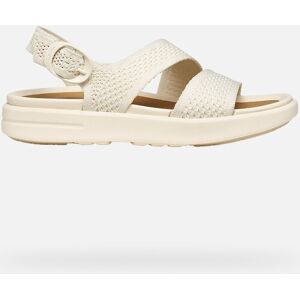 GEOX Climasandal Sprt Femme Blanc Cassé - Publicité GEOX Climasandal Sprt Femme Blanc Cassé - Publicité