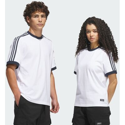 Adidas T-SHIRT SKATEBOARDING RINGER White / Aurora Ink XL - Publicité Adidas T-SHIRT SKATEBOARDING RINGER White / Aurora Ink XL - Publicité