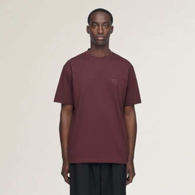Adidas T-SHIRT MANCHES COURTES STANDARD Y-3 Night Red M - Publicité Adidas T-SHIRT MANCHES COURTES STANDARD Y-3 Night Red M - Publicité