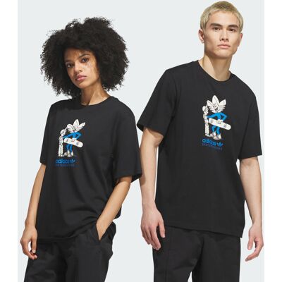 Adidas T-SHIRT SKATEBOARDING PUSH Black M - Publicité Adidas T-SHIRT SKATEBOARDING PUSH Black M - Publicité