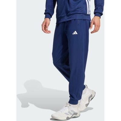 Adidas PANTALON DE TRAINING TOILE ESSENTIALS FLEX Dark Blue S - Publicité Adidas PANTALON DE TRAINING TOILE ESSENTIALS FLEX Dark Blue S - Publicité