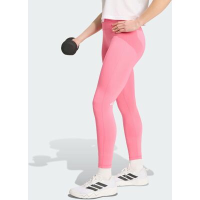 Adidas Legging 7/8 3 bandes Studio All Me X-Over Pink Fusion S - Publicité Adidas Legging 7/8 3 bandes Studio All Me X-Over Pink Fusion S - Publicité