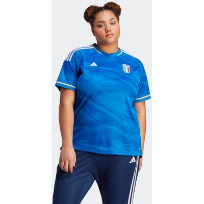 Adidas Maillot Domicile de l'équipe féminine Italie 23 (Grandes tailles) Blue 4X - Publicité Adidas Maillot Domicile de l'équipe féminine Italie 23 (Grandes tailles) Blue 4X - Publicité