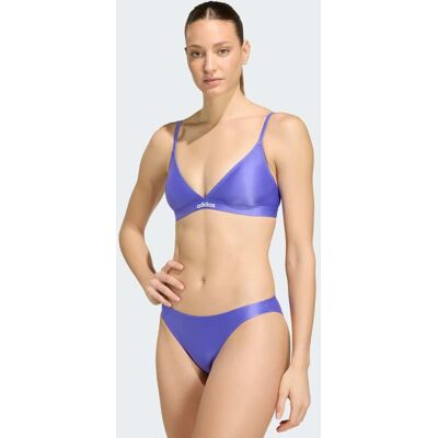 Adidas Ensemble bikini triangle à bretelles 2 sens Solar Purple / White 46 - Publicité Adidas Ensemble bikini triangle à bretelles 2 sens Solar Purple / White 46 - Publicité