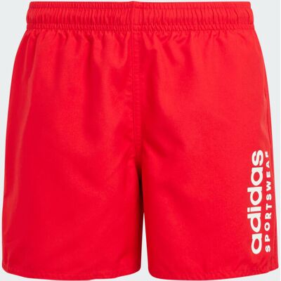 Adidas Short de natation Sportswear Essentials Logo CLX Enfants Better Scarlet / White 5-6A - Publicité Adidas Short de natation Sportswear Essentials Logo CLX Enfants Better Scarlet / White 5-6A - Publicité