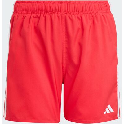Adidas Short de bain 3 bandes Enfants Pure Ruby / White 15-16A - Publicité Adidas Short de bain 3 bandes Enfants Pure Ruby / White 15-16A - Publicité