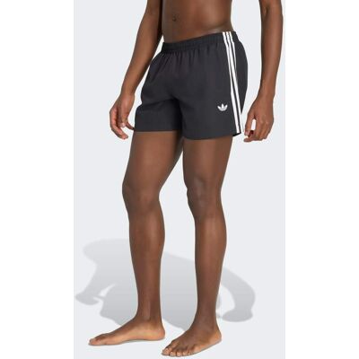 Adidas SHORT DE NATATION 3 BANDES Black XL 5" - Publicité Adidas SHORT DE NATATION 3 BANDES Black XL 5" - Publicité